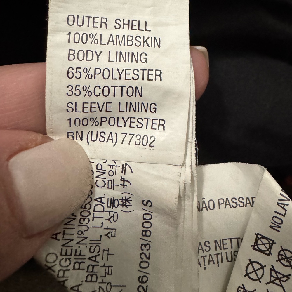 Zara Dark Gray Leather Jacket - Picture 5 of 6